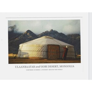 Postcard TSC World Travel ULAANBAATAR GOBI Desert Mongolia
