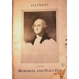 Illinois Memorial and Peace Day 1732-1932 Commemorative Pamphlet for Teachers