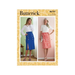 Butterick Sewing Pattern 10813 Misses Skirt Size 14-22
