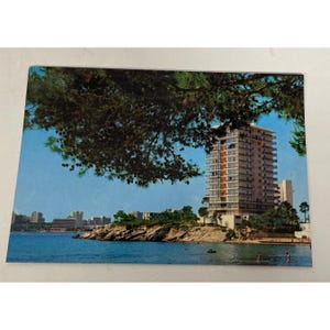 Vintage Palma Nova Mallorca Postkarte Mit Küstenblick & Hochhaus