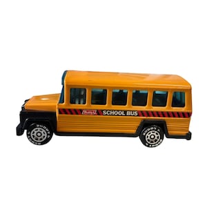 Buddy L Diecast School Bus Toy With Opening Door Vintage Japan