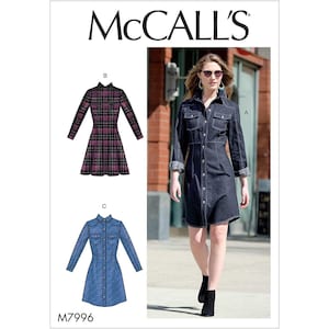 McCall&#39;s Schnittmuster 10306 7996 Misses Kleid Gr. 14-22