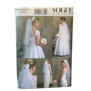 Vogue V7861 Bridal Veils One Size Wedding Accessories Pattern
