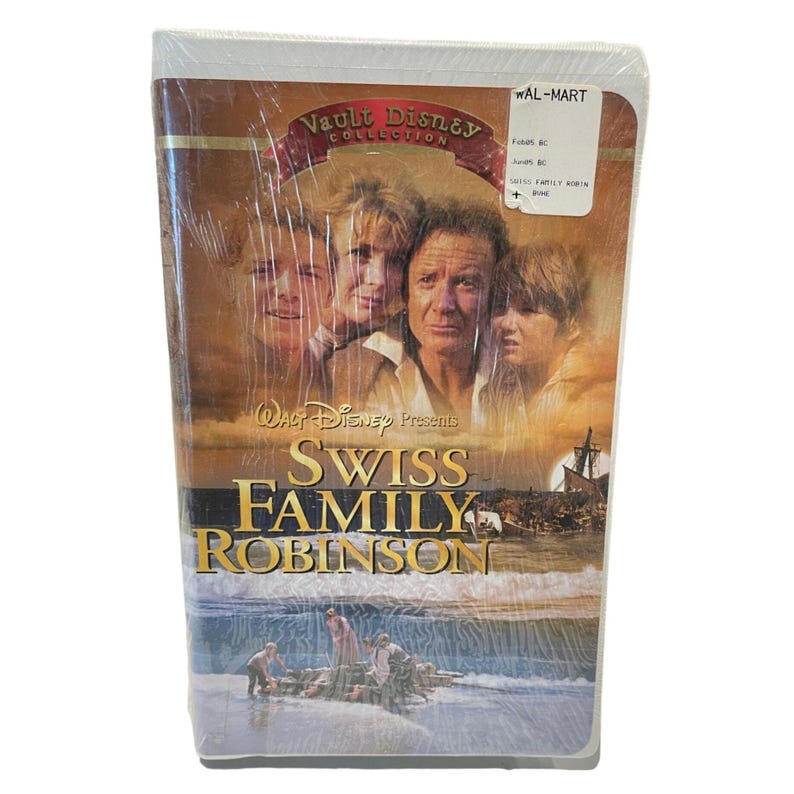Swiss Family Robinson VHS Vault Disney Collection Factory Sealed New - Etsy