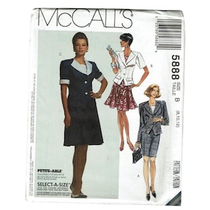 McCall&#39;s Sewing Pattern 5888 Misses Jacket Top Pants Size 8-12