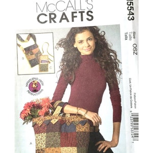 McCalls Sewing Pattern 5543 Bags Totes Purses