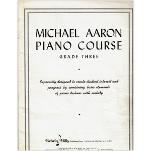 Michael Arron Piano Course Grade Three Sheet Music Songbook Collection