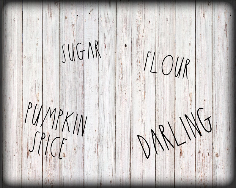 Rae Dunn Inspired Font - Etsy