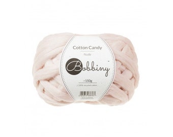 Bobbiny COTTON CANDY,  2 m, 100 % recycelte Baumwolle