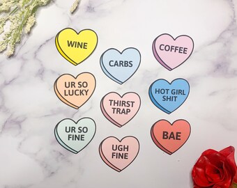 funny sweetheart candy sayings