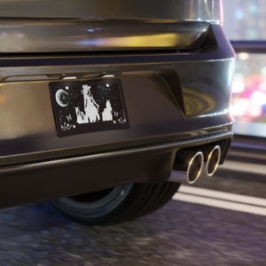Placa de coche vaquera / Placa de matrícula del oeste / Decoración americana para coche imagen 4