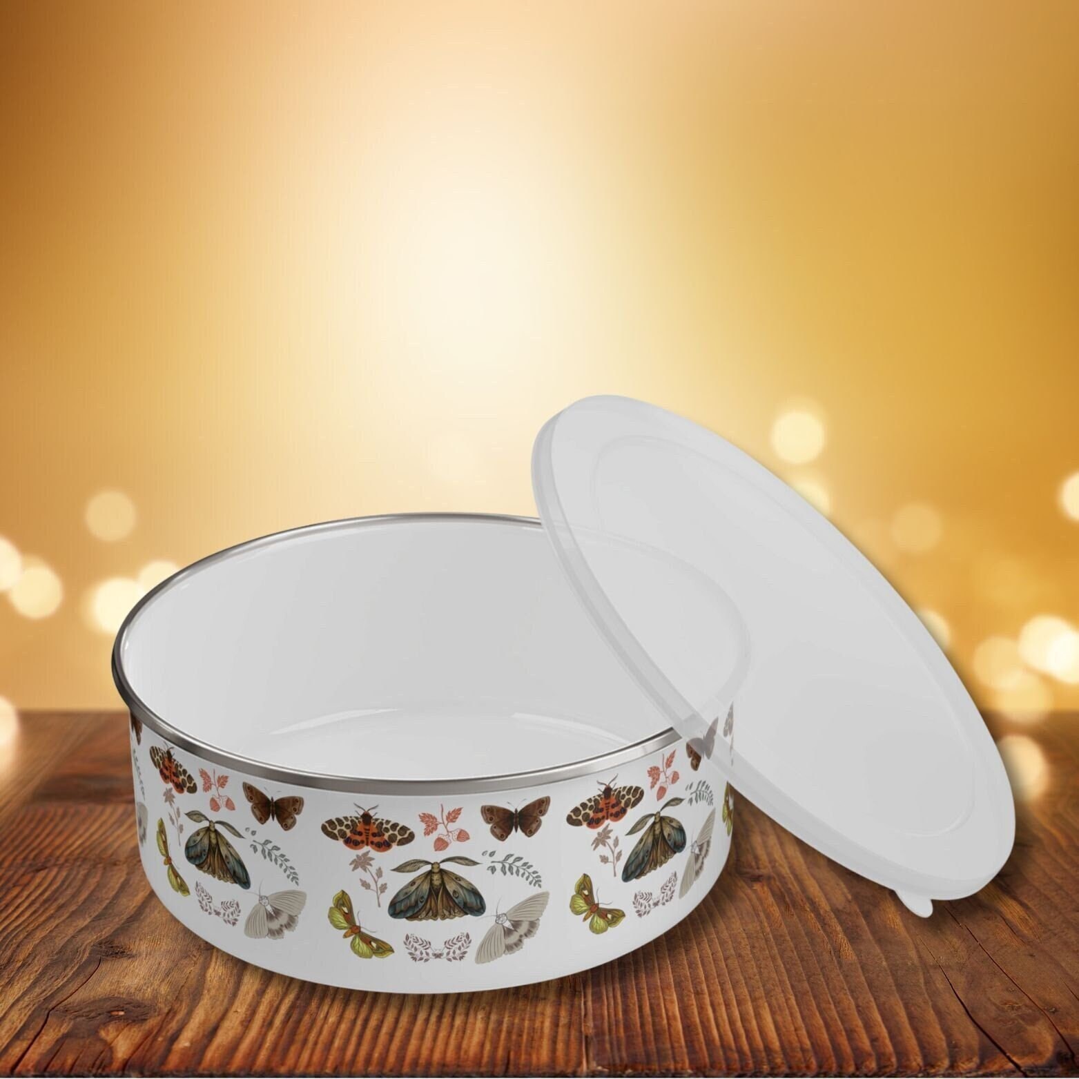 Buy Enamel Bowl With Lid Online In India Etsy India