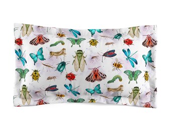 Bugs and Critters Pillowcase | Country Living Bedroom Decor