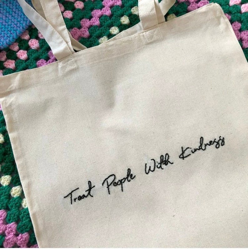 Harry Styles Hand Embroidered Tote Bags