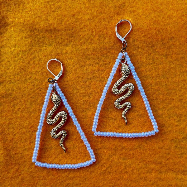 Serpent Vision Earrings • Awfully Divine