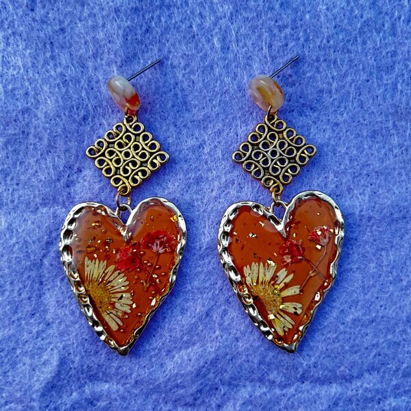 Honey Hearted Earrings • Awfully Divine