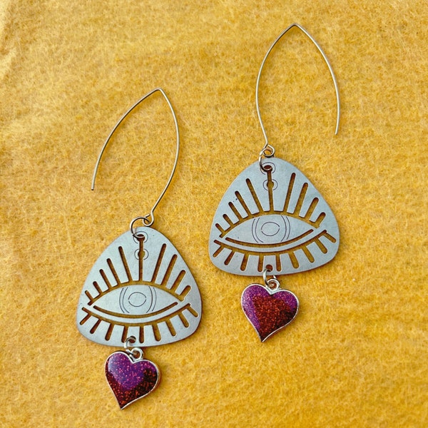 Protect My Heart Earrings • Awfully Divine