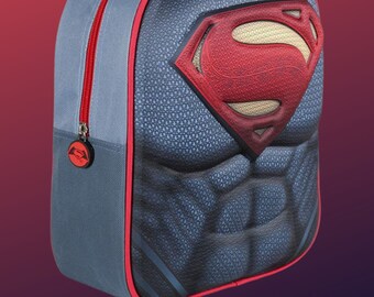 superman backpack and lunchbox