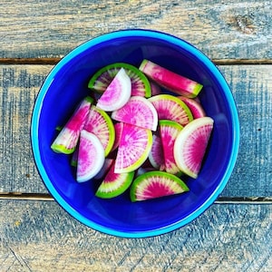 Mantanghong Watermelon Radish Seeds - Daikon Radish Beauty Heart  –Heirloom - Vegetable Seeds