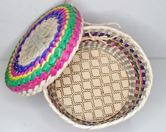 Calentador de tortillas: geométrico en color óxido