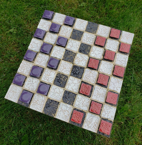 Rustic Outdoor Checkers Roses Vs Violets Etsy