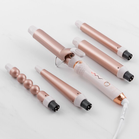 titanium curling wand set