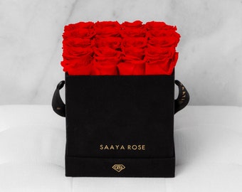 Rosas conservadas, caja de 16. Rosas que duran 365 días