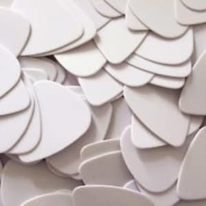 Blank guitar picks deals