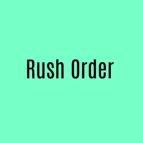 Rush Order with first class shipping - image 1