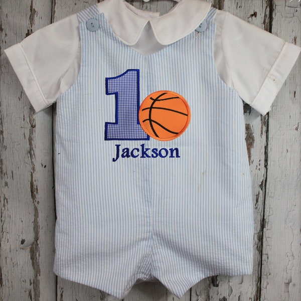 Boys Basketball Birthday Jon,Boys Birthday Romper,Basketballl Birthday Shortall,Add Birthday Hat,White Shirt,Highchair Banner