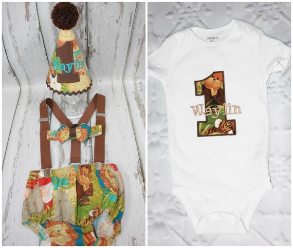 safari cake smash outfit