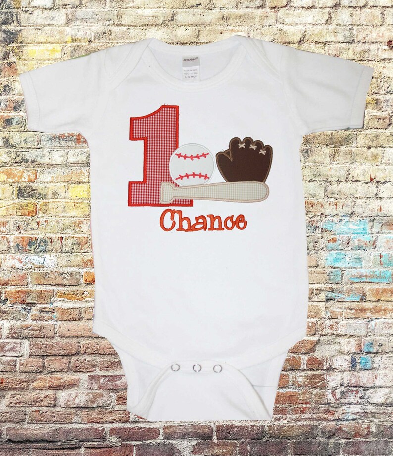 baseball first birthday outfit