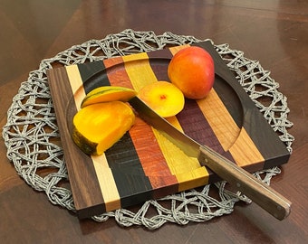 Exotic  Fruit Board | Handmade Serving Board | Wooden Dish  |  Fruit Tray | Snack Tray | Wood Plate