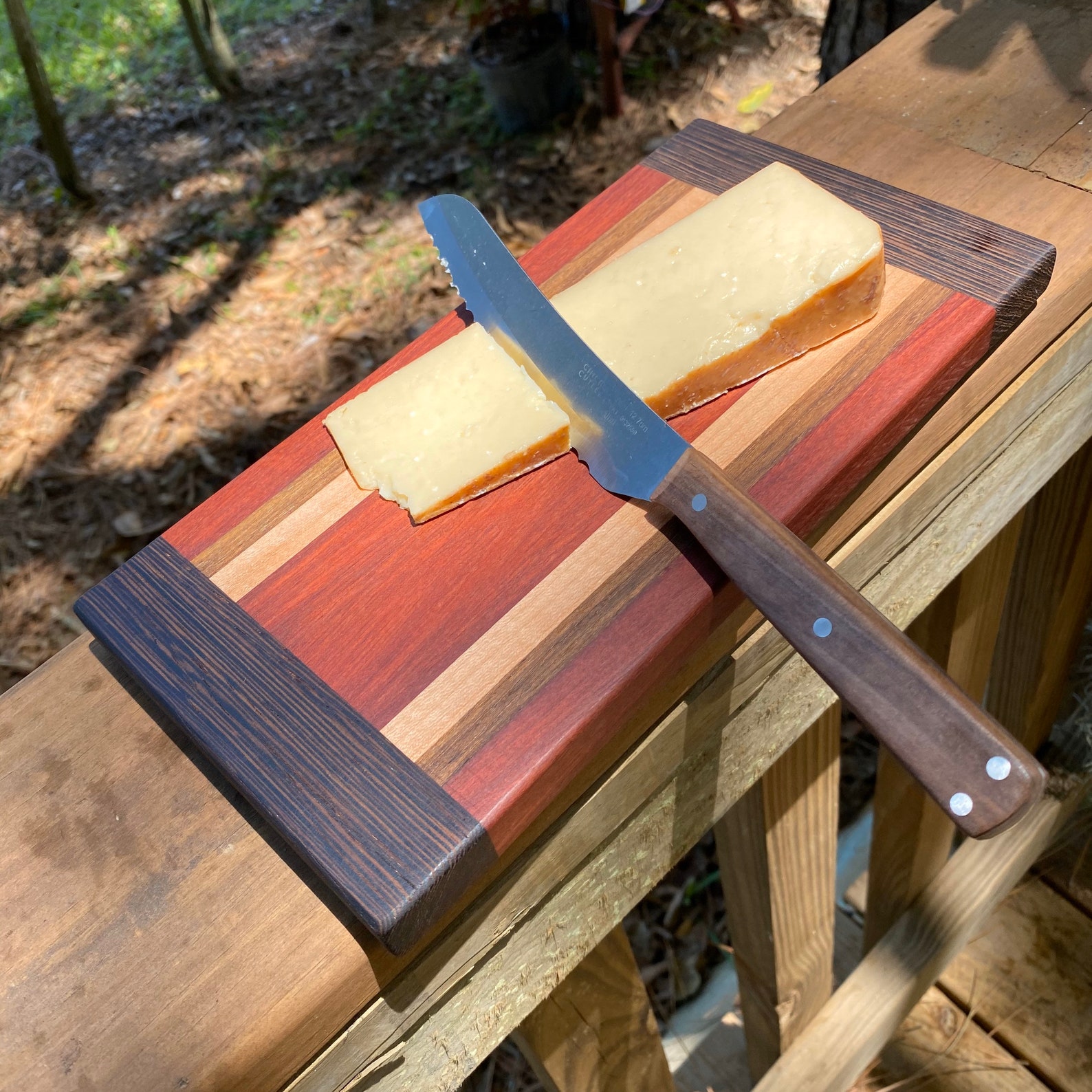 Exotic Wood Cheese board Charcuterie board Cheese platter Etsy