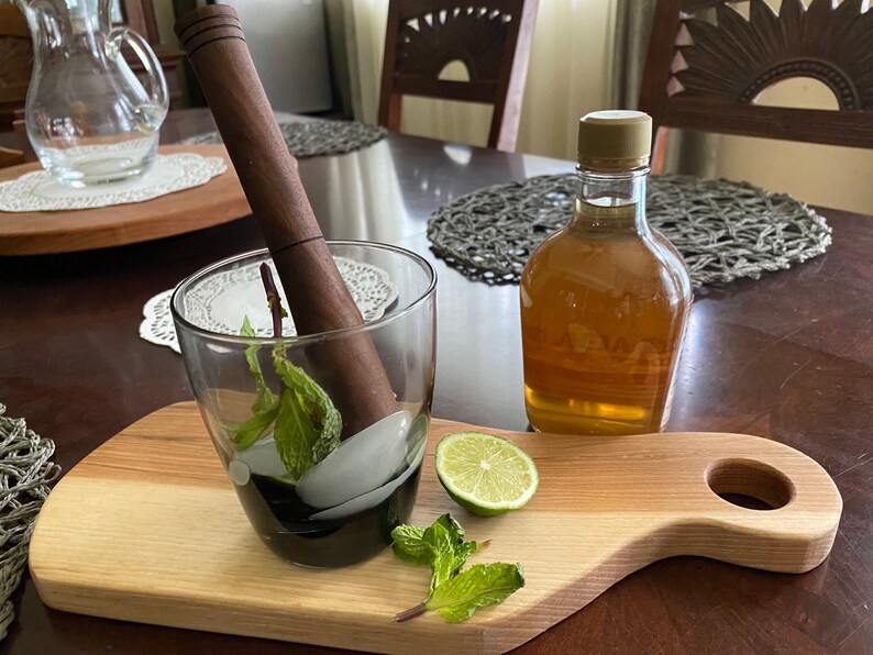 Wooden Muddler Mojito Mixer Bartender Gadget Bar Tool Drink Mixer Cocktail Crusher Bar Decor Custom Muddler image 5