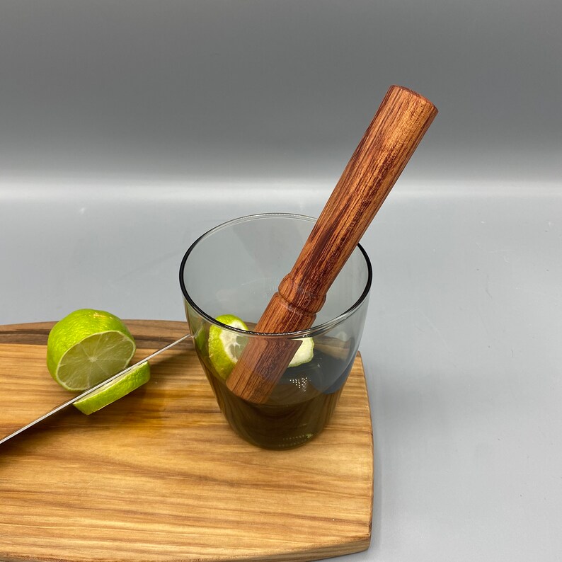 Wooden Muddler Mojito Mixer Bartender Gadget Bar Tool Drink Mixer Cocktail Crusher Bar Decor Custom Muddler image 3