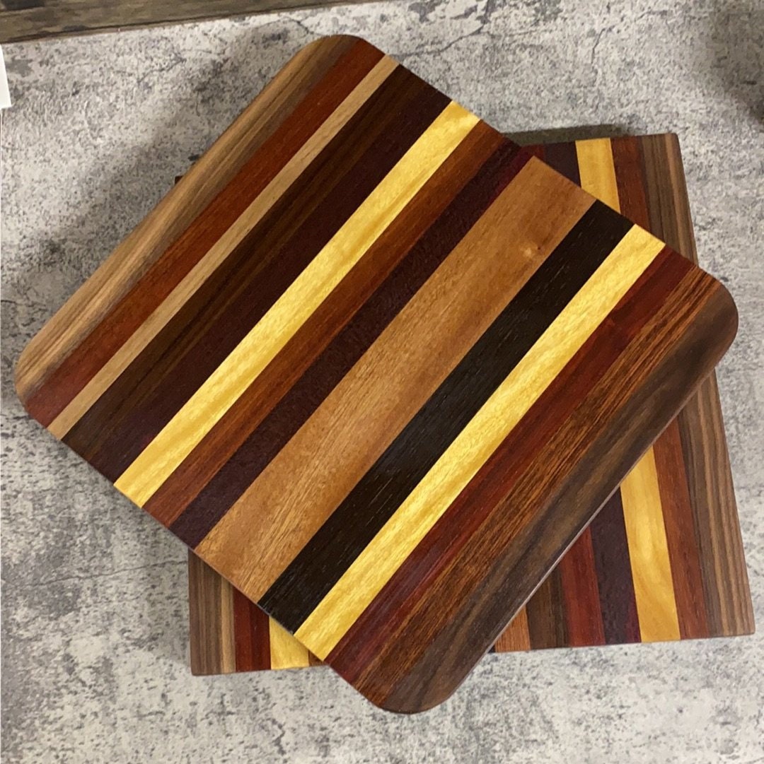 Small Exotic Wood Cutting Board by Honorable Oak