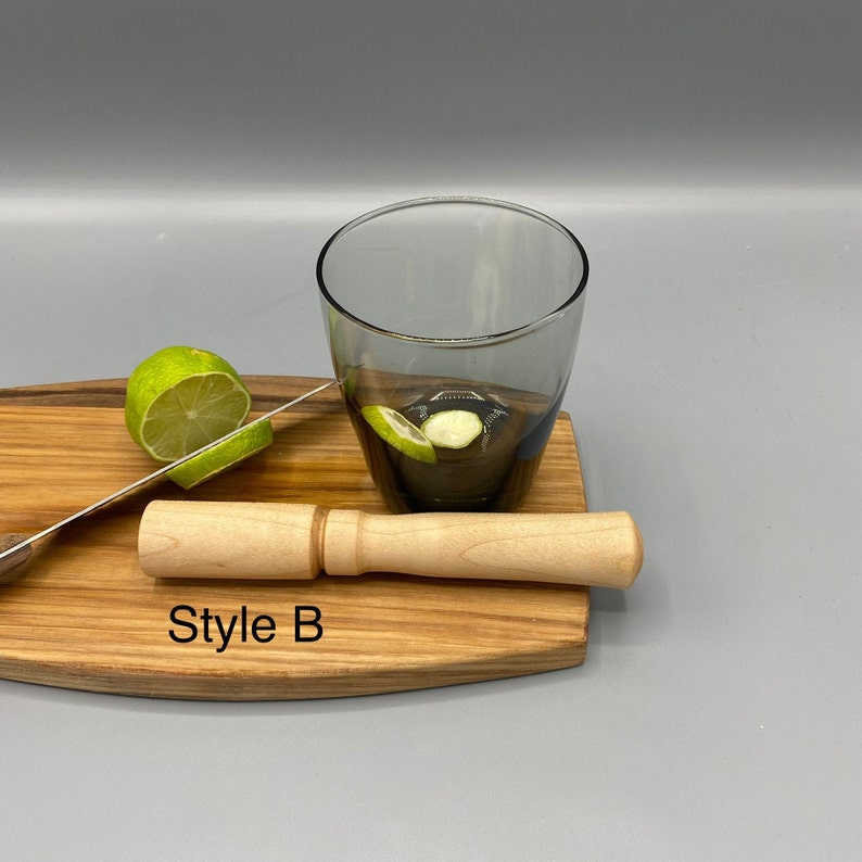 Wooden Muddler Mojito Mixer Bartender Gadget Bar Tool Drink Mixer Cocktail Crusher Bar Decor Custom Muddler image 8