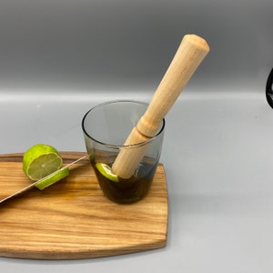 Wooden Muddler Mojito Mixer Bartender Gadget Bar Tool Drink Mixer Cocktail Crusher Bar Decor Custom Muddler image 2