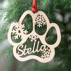 Hand Painted Dog Ornament, Custom Pet Ornament, Pet Portrait