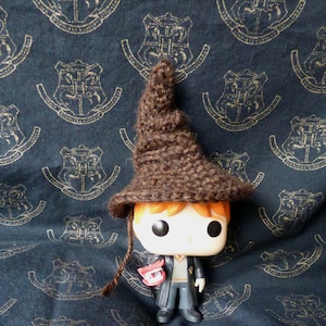 hat ornament (or mini tree topper) - wizard inspired