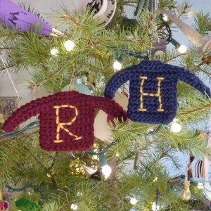 set of 2 mini sweater ornaments magical best friends image 2