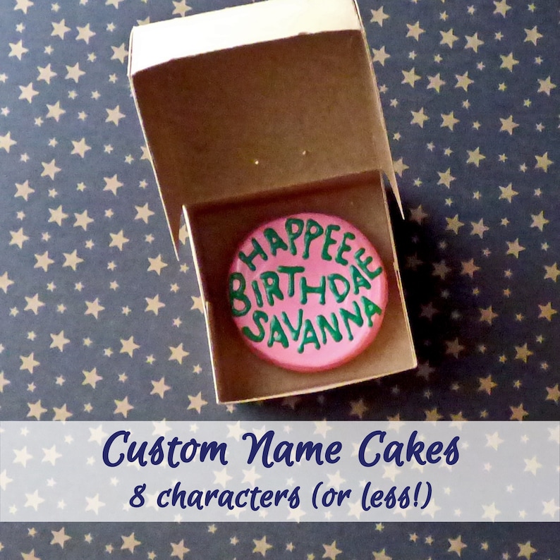 birthday cake ornament standard/book spelling image 10