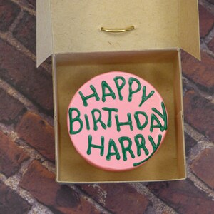 birthday cake ornament standard/book spelling image 6