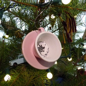ominous teacup and saucer ornament image 4