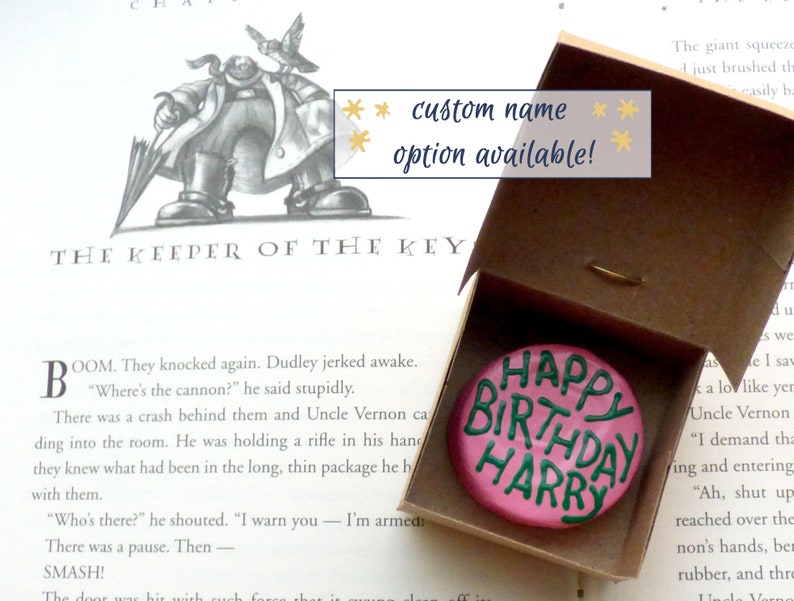 birthday cake ornament standard/book spelling image 1