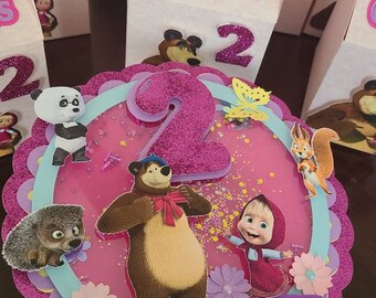 Masha Cake Topper Etsy