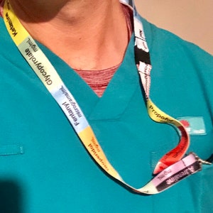 5 Pack Anaesthetic Lanyards Medical Drug Labels Critical Care - Etsy ...