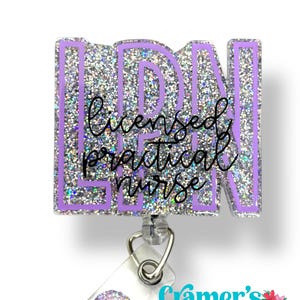 LPN Badge Reel - Nurse Gift - Nurse Badge Reel