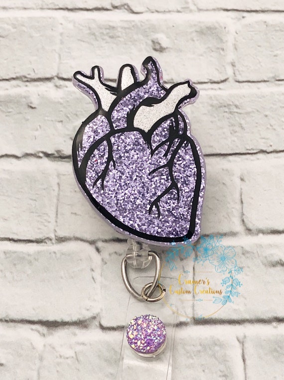 Buy Anatomical Heart Badge Reel Cardiac Badge Reel Cath Lab Badge Reel  Online in India 